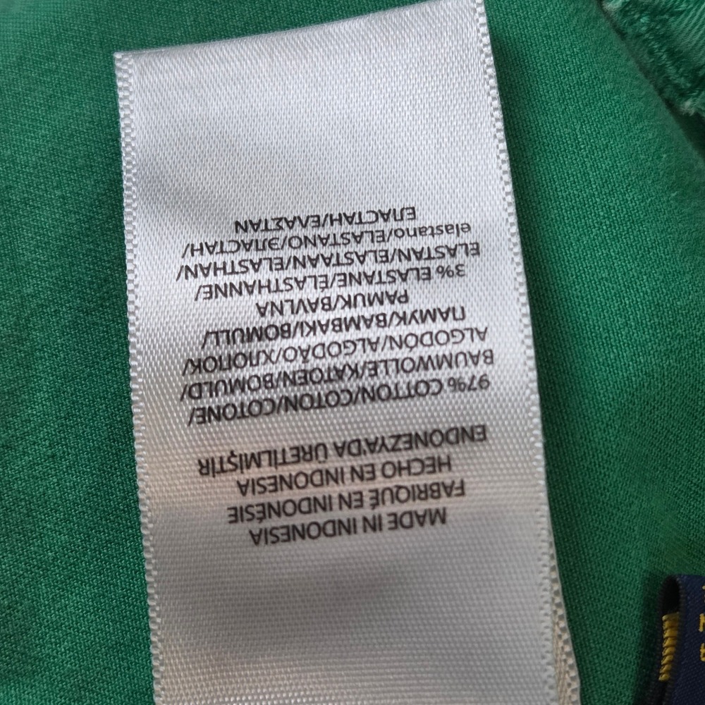 Polo Ralph Lauren Mens Green Stretch Chino Shorts Size 38‎ Classic Fit Cotton - Picture 5 of 10